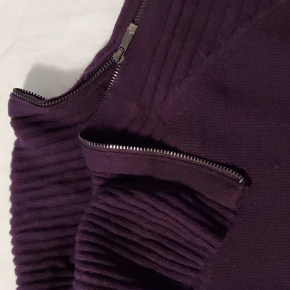 LAUNDRY by Shelli Segal Zipper Sleeves & Neck Knit Dress - Picture 5 of 10